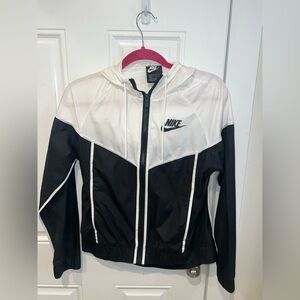 Nike Black & White Windbreaker Jacket